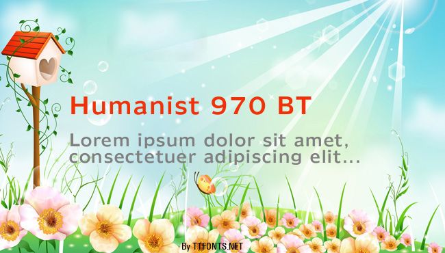 Humanist 970 BT example
